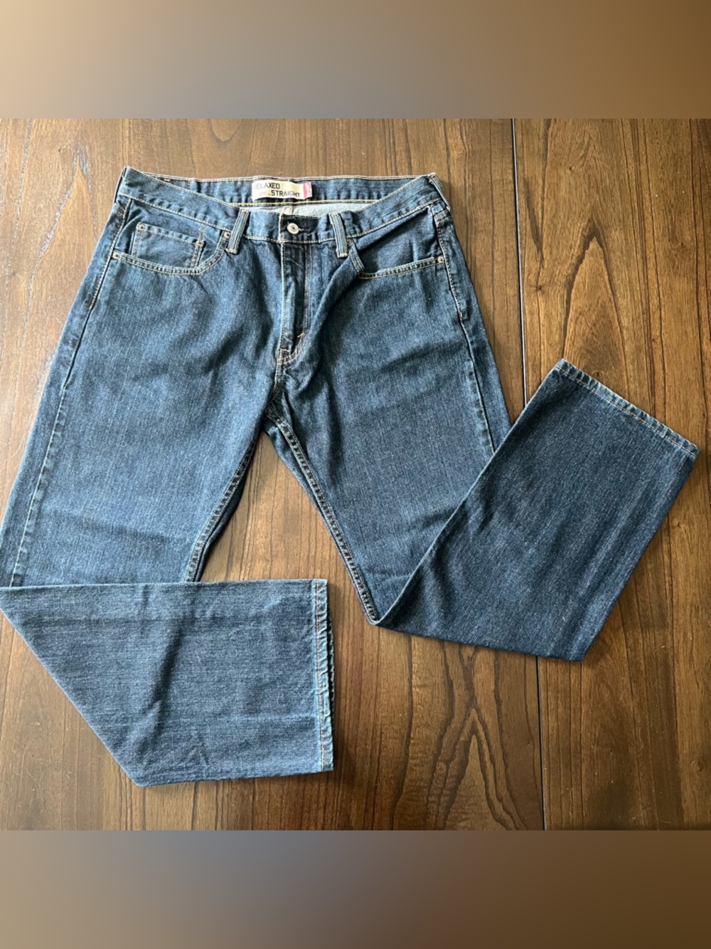 Levi's 559 Men's Indigo “Relaxed Straight” Jeans - 34/30 - Picture 3 of 10